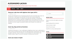 Desktop Screenshot of alessandrolacava.com
