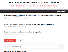 Tablet Screenshot of alessandrolacava.com